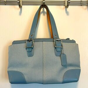 Light blue Coach bag